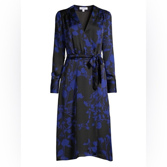 EQUIPMENT Cherylene Floral Wrap Dress - Picture 4 of 8